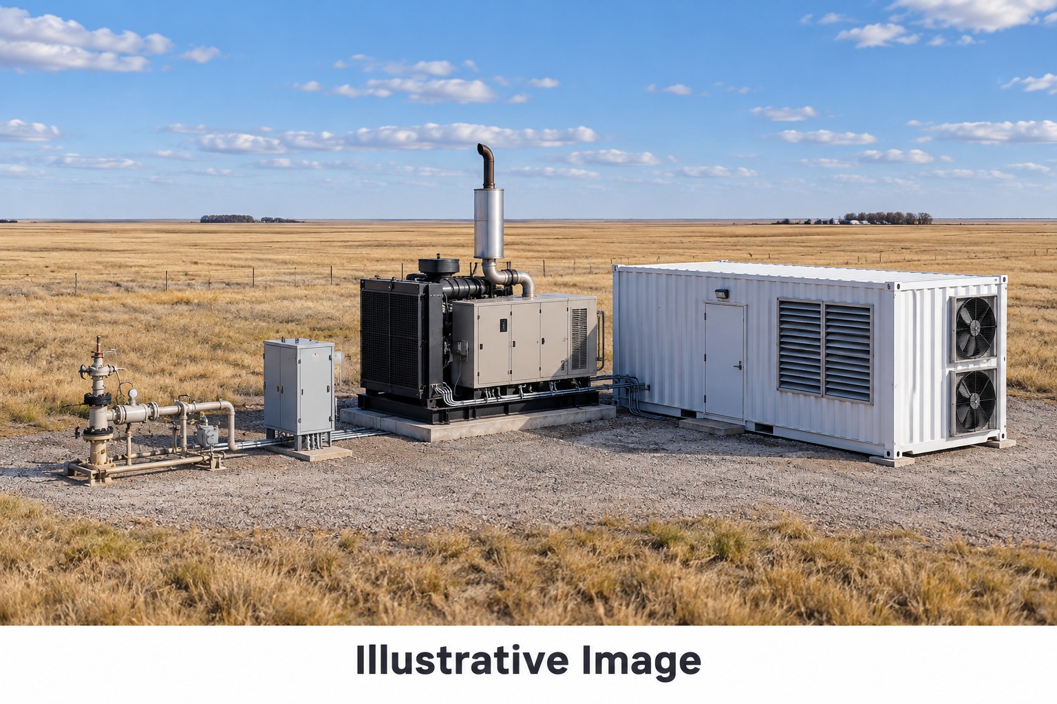 North Dakota 500kW Natural Gas Mining Farm